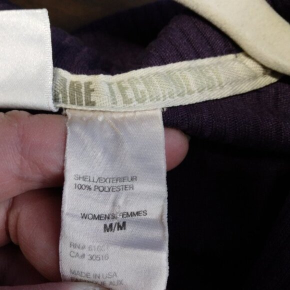 North Face Tekware Technology Top Quarter Zip Sweater Purple Size Medium - Picture 9 of 9